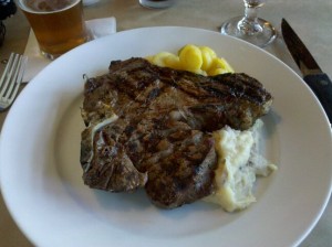 Porterhouse steak from Gibbet Hill